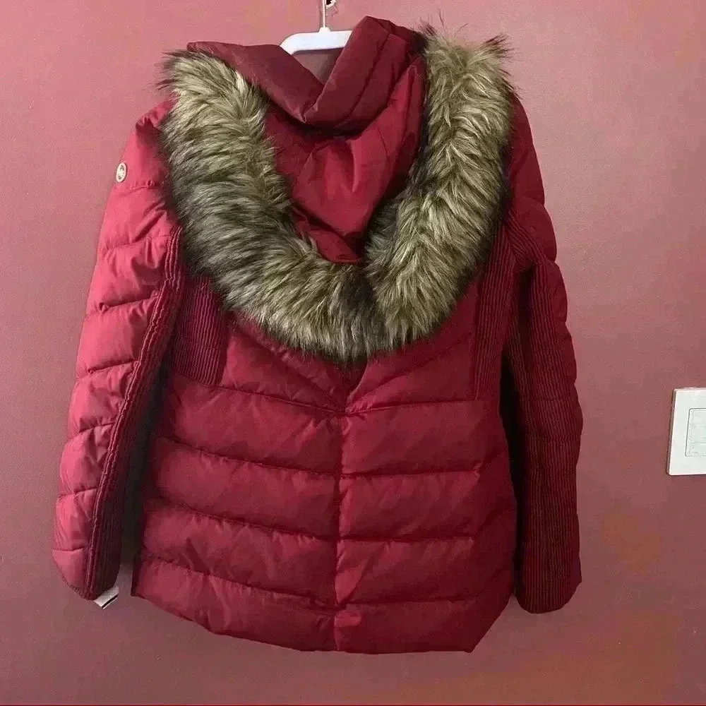 Michael Kors Red Puffer Jacket